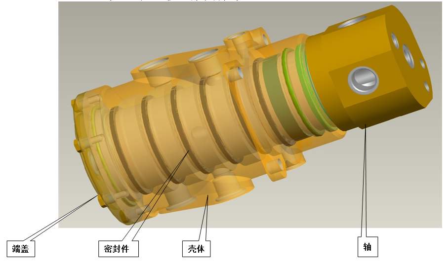 液壓回轉接頭維修(圖1) 液壓回轉接頭維修(圖1)